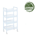 Chariot utilitaire de rangement et d'organisation à 4 niveaux
