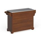 Dessus en acier inoxydable Îlot/Chariot de cuisine pleine grandeur - 45,7 P x 130,8 L x 86,4 H cm