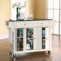 Desserte de cuisine grand format avec plateau en granit - 45,7 P x 130,8 L x 91,4 H cm