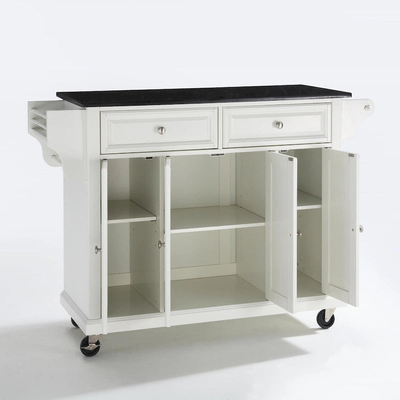Desserte de cuisine grand format avec plateau en granit - 45,7 P x 130,8 L x 91,4 H cm