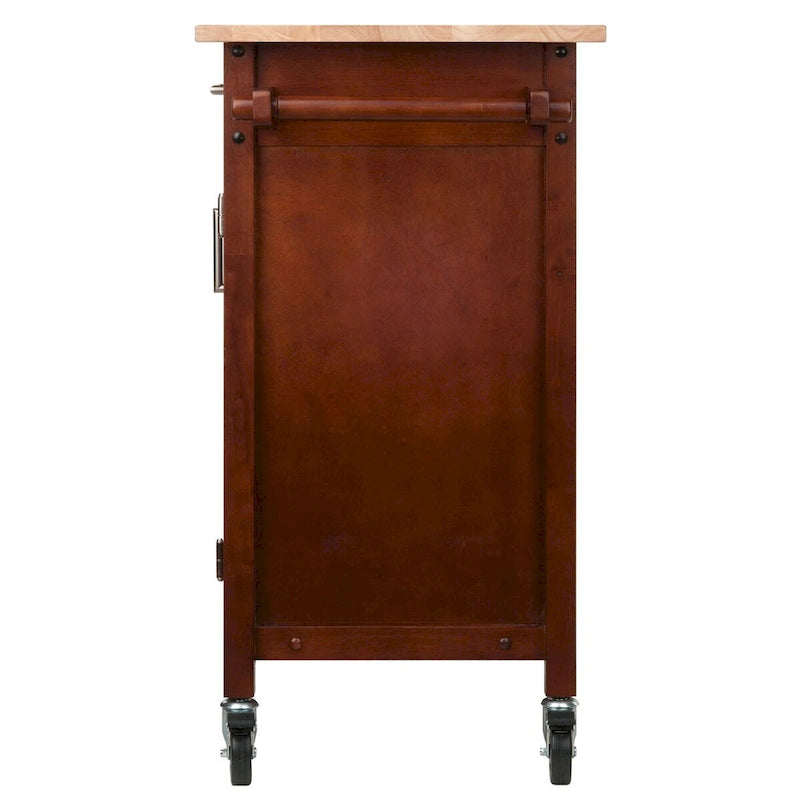 Desserte de cuisine, Noyer - 91,89 x 46,99 x 87,91 cm