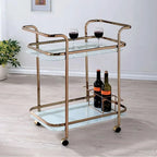Desserte Contemporaine Fini Champagne - 32.5 H x 27 L x 16.5 P Pouces