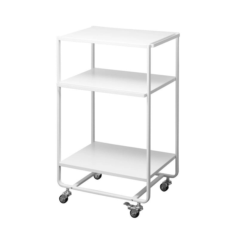 Chariot de service roulant, acier, roulettes – L 49 x l 38 x H 81,5 cm