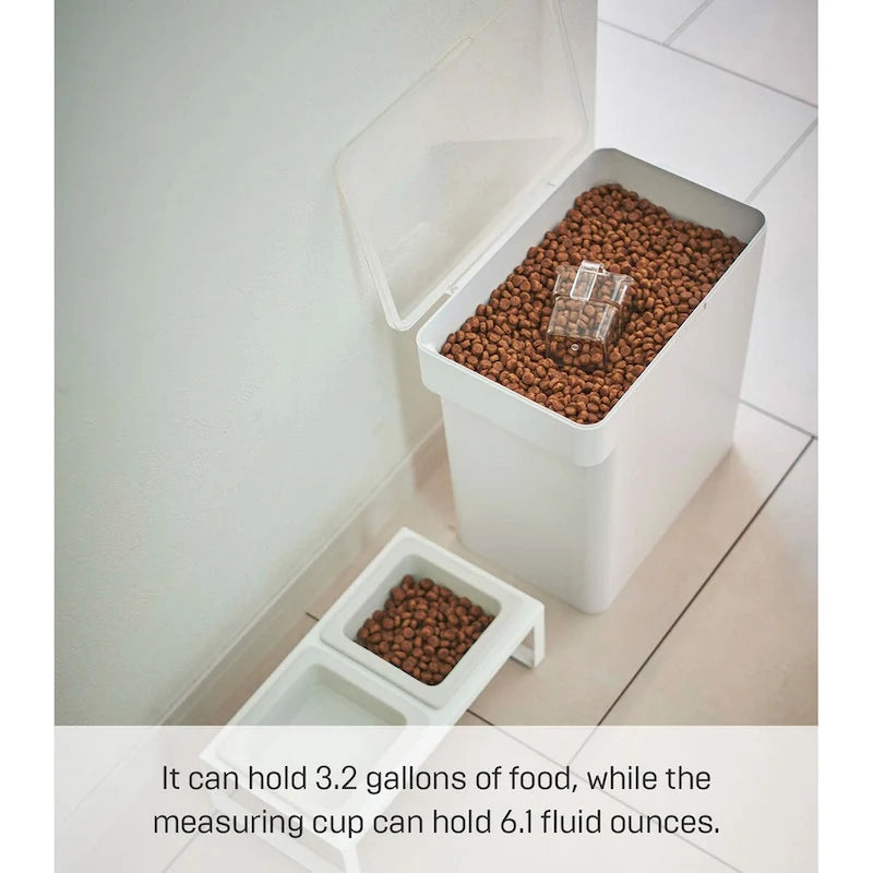 Boîte de rangement hermétique pour aliments pour animaux de compagnie - trois tailles, polypropylène, grande, 6,8 kg, 12,1 litres, 11,4 litres