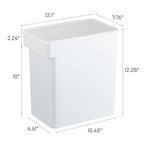 Boîte de rangement hermétique pour aliments pour animaux de compagnie - trois tailles, polypropylène, grande, 6,8 kg, 12,1 litres, 11,4 litres