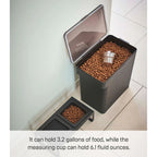 Boîte de rangement hermétique pour aliments pour animaux de compagnie - trois tailles, polypropylène, grande, 6,8 kg, 12,1 litres, 11,4 litres