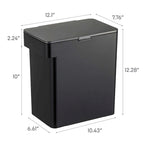 Boîte de rangement hermétique pour aliments pour animaux de compagnie - trois tailles, polypropylène, grande, 6,8 kg, 12,1 litres, 11,4 litres
