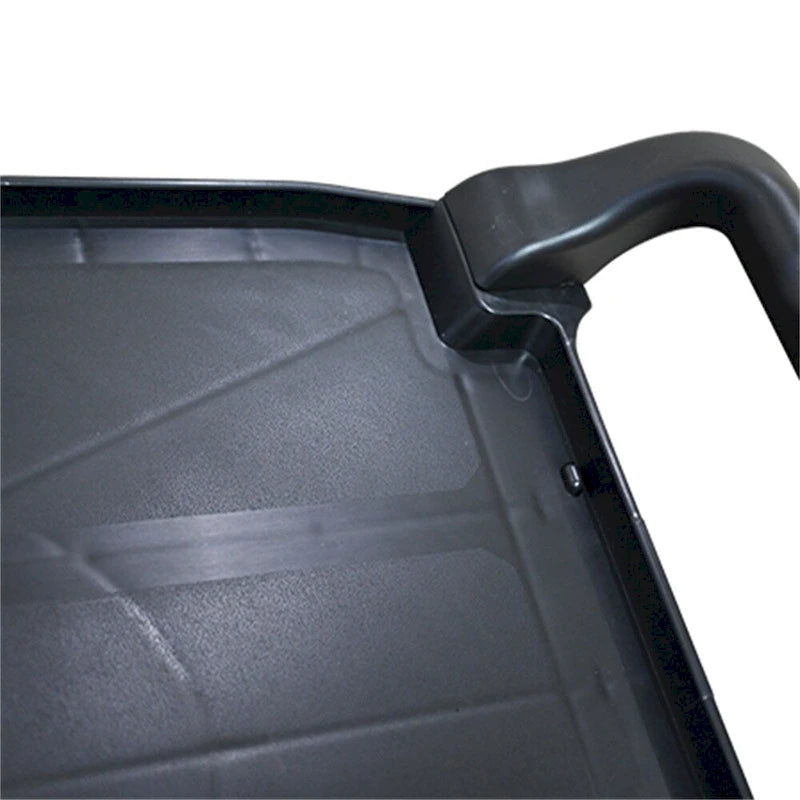 Chariot de cuisine mobile en plastique épaissi à 3 couches avec cadre métallique