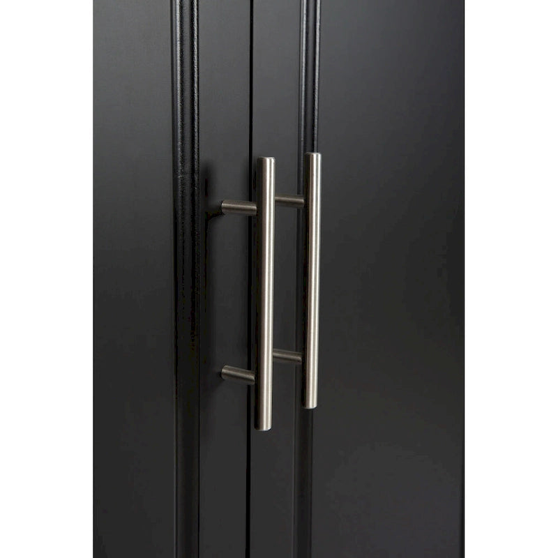 Îlot de cuisine moderne avec plateau en bois d'hévéa, 3 tiroirs et armoire de rangement