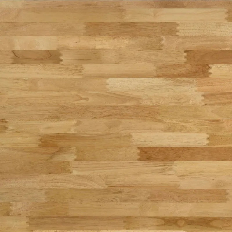 Table de comptoir de cuisine îlot marron et blanc avec support pour casseroles